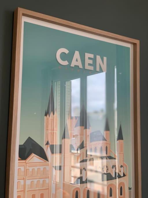 Appart 90M2 Lumineux, Centre, Vue Eglise Penchee Caen Esterno foto
