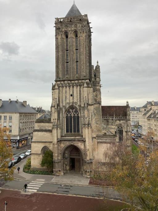 Appart 90M2 Lumineux, Centre, Vue Eglise Penchee Caen Esterno foto