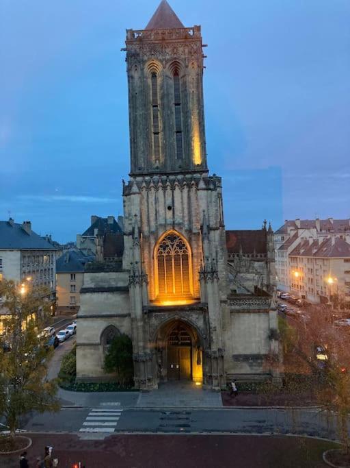 Appart 90M2 Lumineux, Centre, Vue Eglise Penchee Caen Esterno foto